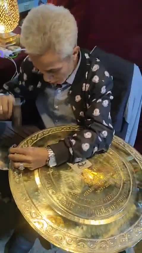 Traditional brass shaping and finishing techniques