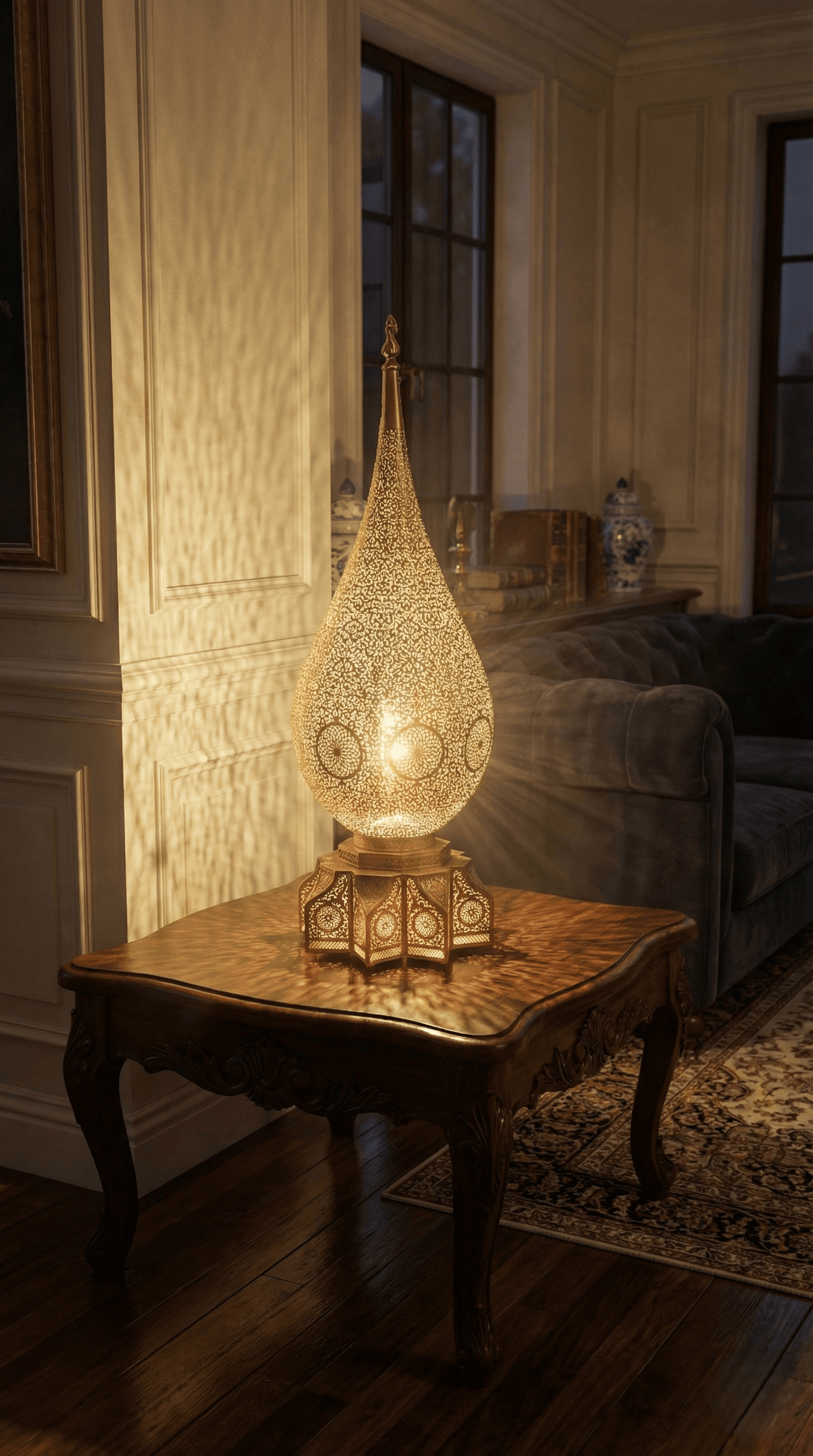 Moroccan Teardrop Table Lamp